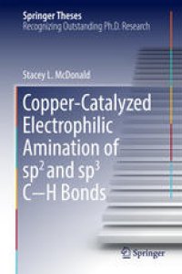 cover of the book Copper-Catalyzed Electrophilic Amination of sp2 and sp3 C−H Bonds