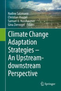 cover of the book Climate Change Adaptation Strategies – An Upstream-downstream Perspective