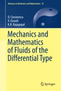 cover of the book Mechanics and Mathematics of Fluids of the Differential Type