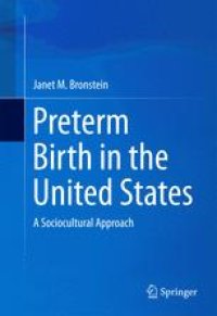 cover of the book Preterm Birth in the United States: A Sociocultural Approach