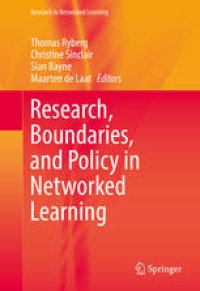 cover of the book Research, Boundaries, and Policy in Networked Learning