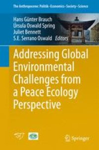 cover of the book Addressing Global Environmental Challenges from a Peace Ecology Perspective