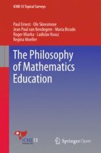 cover of the book The Philosophy of Mathematics Education