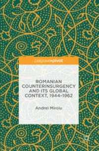 cover of the book Romanian Counterinsurgency and its Global Context, 1944-1962