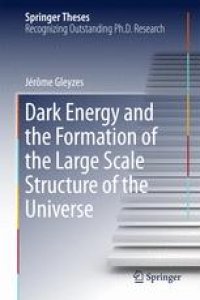 cover of the book Dark Energy and the Formation of the Large Scale Structure of the Universe