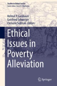 cover of the book Ethical Issues in Poverty Alleviation