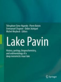 cover of the book Lake Pavin: History, geology, biogeochemistry, and sedimentology of a deep meromictic maar lake