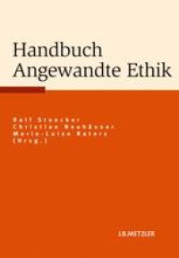 cover of the book Handbuch Angewandte Ethik