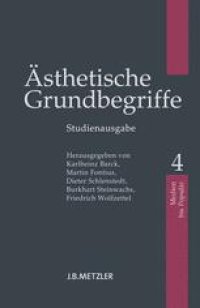 cover of the book Ästhetische Grundbegriffe: Band 4: Medien — Populär