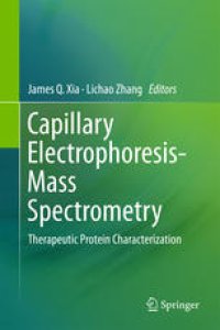 cover of the book Capillary Electrophoresis-Mass Spectrometry: Therapeutic Protein Characterization