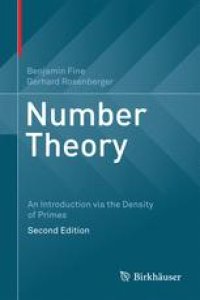 cover of the book Number Theory: An Introduction via the Density of Primes