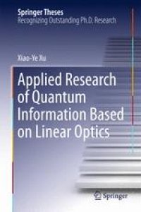 cover of the book Applied Research of Quantum Information Based on Linear Optics