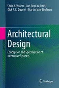 cover of the book Architectural Design: Conception and Specification of Interactive Systems