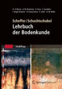 cover of the book Scheffer/Schachtschabel: Lehrbuch der Bodenkunde