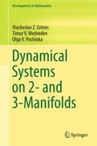 cover of the book Dynamical Systems on 2- and 3-Manifolds