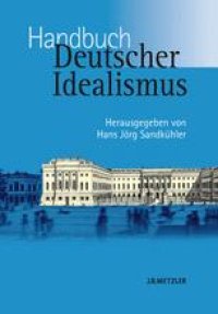 cover of the book Handbuch Deutscher Idealismus