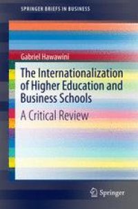 cover of the book The Internationalization of Higher Education and Business Schools: A Critical Review