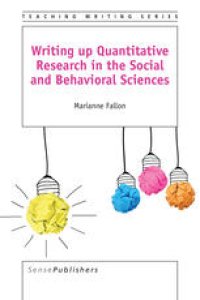 cover of the book Writing up Quantitative Research in the Social and Behavioral Sciences