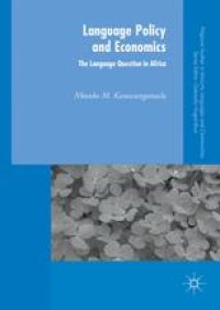 cover of the book Language Policy and Economics: The Language Question in Africa