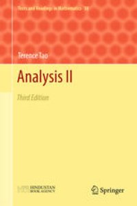 cover of the book Analysis II: Third Edition