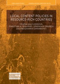 cover of the book Local Content Policies in Resource-rich Countries