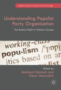 cover of the book Understanding Populist Party Organisation: The Radical Right in Western Europe