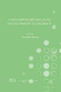 cover of the book Contemporary Issues in Development Economics