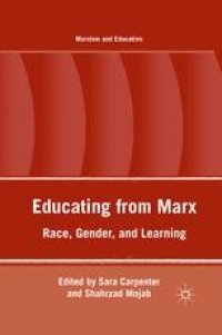 cover of the book Educating from Marx: Race, Gender, and Learning