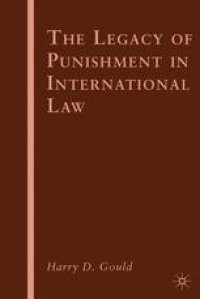 cover of the book The Legacy of Punishment in International Law