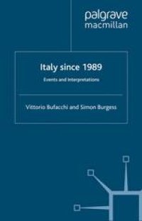 cover of the book Italy since 1989: Events and Interpretations