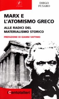 cover of the book Marx e l’atomismo greco