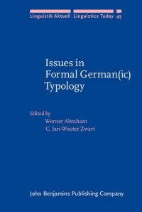 cover of the book Issues in Formal German(ic) Typology