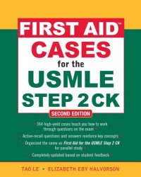 cover of the book First Aid USMLE Step 2 CK Cases