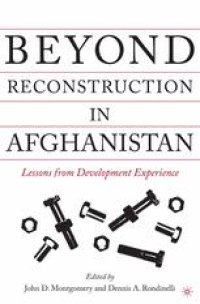 cover of the book Beyond Reconstruction in Afghanistan: Lessons from Development Experience