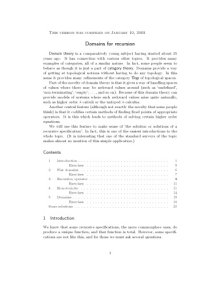 cover of the book Domains for recursion [expository notes]