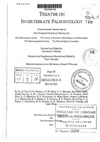 cover of the book Treatise on Invertebrate Paleontology - Part N - Mollusca 6 Bivavia