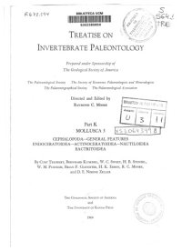 cover of the book Treatise on Invertebrate Paleontology - Part K - Mollusca 3 - Cephalopoda