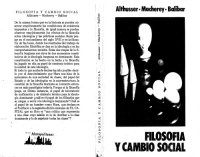 cover of the book Filosofía y cambio social