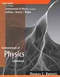 cover of the book Fundamentals of physics (8th), condensed