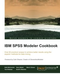 cover of the book IBM SPSS Modeler cookbook