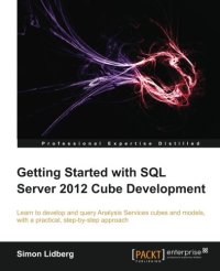 cover of the book Getting started with SQL server 2012 cube development