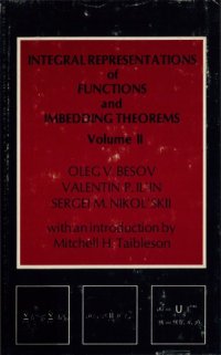 cover of the book Integral Representations of Functions and Imbedding Theorems