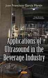 cover of the book Applications of ultrasound in the beverage industry