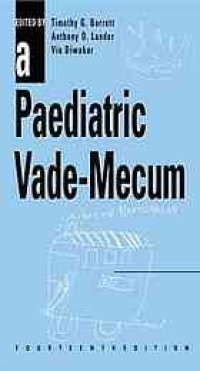 cover of the book A paediatric Vade-mecum