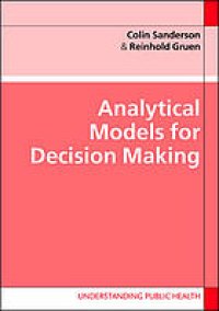 cover of the book Analytical models for decision making