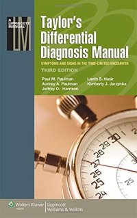 cover of the book Taylor's differential diagnosis manual: symptoms and signs in the time-limited encounter