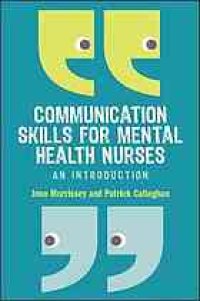 cover of the book Communication skills for mental health nurses