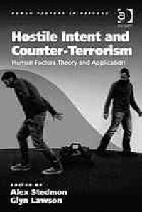 cover of the book Hostile intent and counter-terrorism: human factors theory and application