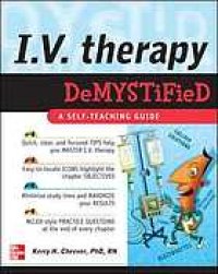 cover of the book I.V. therapy demystified