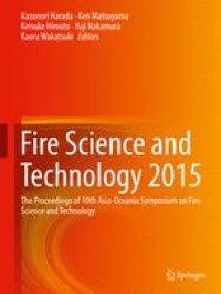 cover of the book Fire Science and Technology 2015: The Proceedings of 10th Asia-Oceania Symposium on Fire Science and Technology